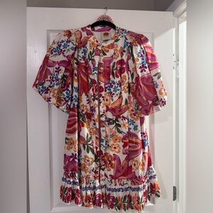 Farm Floral Button-Up Dress